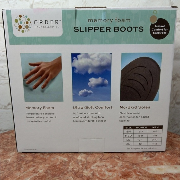 Slipper boots Memory foam faux fur - Picture 5 of 7